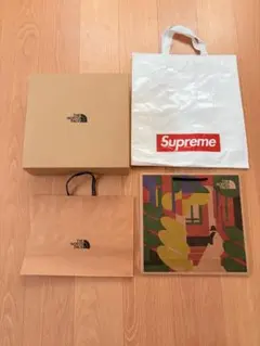 The North Face & Supreme ショップ袋 4点セット