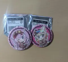 ホロライブ　マリオンクレープ　 尾丸ポルカ 博衣こより　缶バッジ