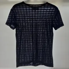 Maison Margiela メッシュ 半袖 Tシャツ ネイビー　シアーのサムネイル