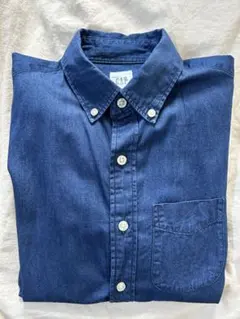 GAP デニムシャツ 長袖 XXS ダークブルー