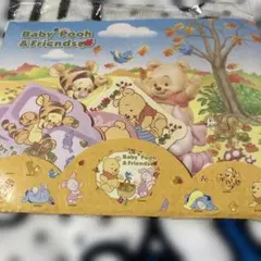 Baby Pooh & Friends ダイカットミニメモ付　レターセット未開封