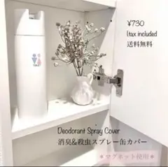 トイレマーク＊カラー＊マグネット♦︎殺虫剤○消臭剤○スプレー缶カバー