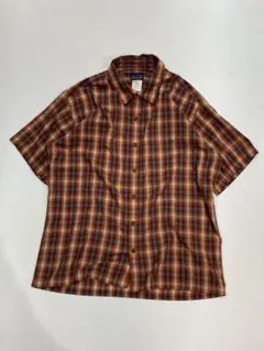 patagonia 半袖チェックシャツ Lサイズ