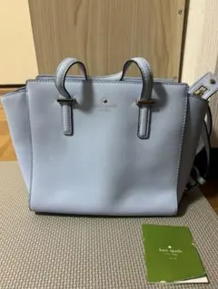 kate spade ライトブルー ハンドバッグ