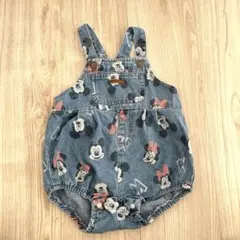 ディズニー ミッキー ミニー ロンパース 80