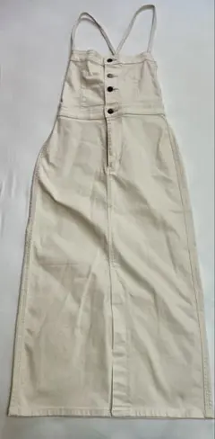 アーバンリサーチ×Lee 別注 サロペットワンピ　ホワイト