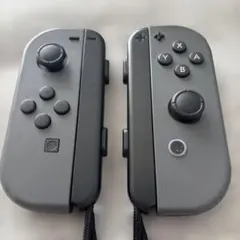 【美品純正完動品】Nintendo Switchグレーコントローラストラップ付③