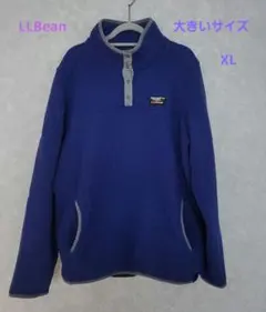 L.L.Bean フリース ハーフジップ トップス レトロ