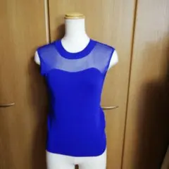 ジルスチュアート　ロイヤルブルー　ラメ　タンクトップのサムネイル