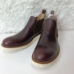 未使用保管品 Lee サイドゴアブーツ 26.5cm チェルシーブーツ ブラウンのサムネイル