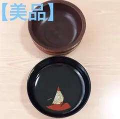 漆器 花柄漆 ピエールカルダン 木製お菓子入れ 漆塗り 黒漆