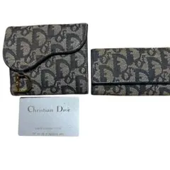 Christian Dior ディオール　トロッタ　二つ折り財布 キーケース