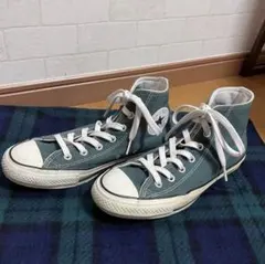 CONVERSE ALLSTAR グリーン ハイカット 海外ガール スニーカー