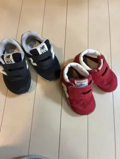 New Balance 313 黒 ミキハウス　ミズノデザイン　赤 13センチ