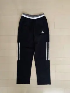 adidas ブラックパンツ ジャージ サイド3本ライン