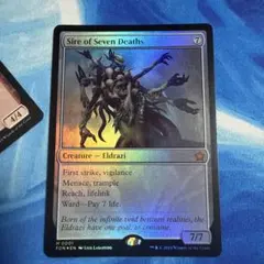 mtg 英語版 ボーダーレス 七つの死の種父 MTG 七つの死の種父 ボーダーレス版 英語 - メルカリ