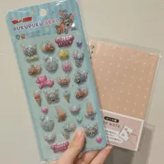新品 トムとジェリー ぷくぷくシール シール帳 2点セット
