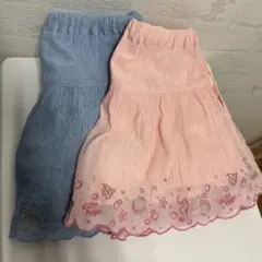 メゾピアノ　スカート　キュロット　2枚セット