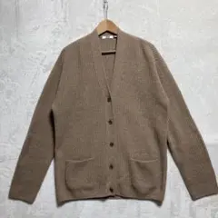 UNIQLO U プレミアムラムリブVネックカーディガン L