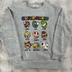 スーパーマリオ トレーナー グレー