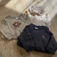 長袖ロンパース3点セット