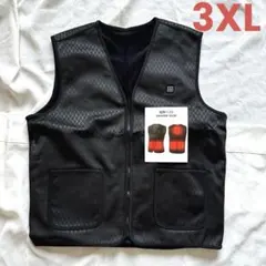 新品未使用　電熱ベスト 3XL 大きいサイズ ヒーターベスト 男女兼用 説明書付のサムネイル