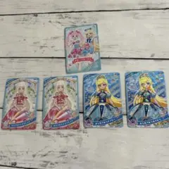 ひみつのアイプリ　おとめざみつきブルー　セーブカード　カラフルシャインレッド