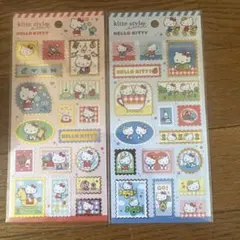 ハローキティ　切手風シール