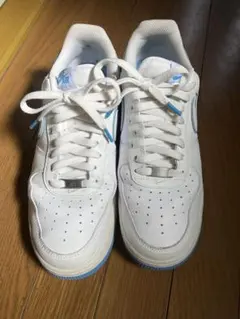 中古美品NIKE AIR FORCE 1 ホワイト ブルー28.5