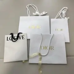 DIOR LOEWE ギフトショッパー 4枚セット