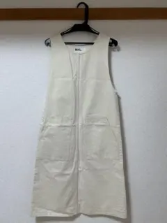 MHL, ベージュ ノースリーブサロペット