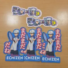 テニスの王子様 越前リョーマ ステッカー 5枚セット