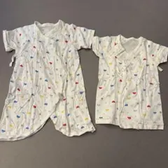 ミキハウス肌着 50 新生児用　2枚セット