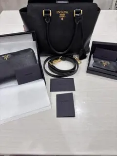 PRADA ブラック トートバッグ セット