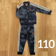 adidas ジャージセット 110cm ネイビー