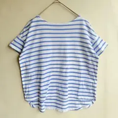 SHIPS シップス　レディース　半袖カットソー　ボーダー　コクーン　夏トップスのサムネイル
