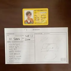 nctdreamチソンnct2018 IDカード、empathyダイアリーセット