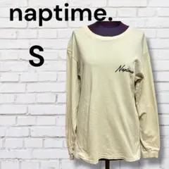 ナップタイム　メンズSサイズ　長袖　トップス　ベージュ系　カジュアル