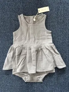 QUINCY MAE グレー フリルロンパース 18-24ヶ月