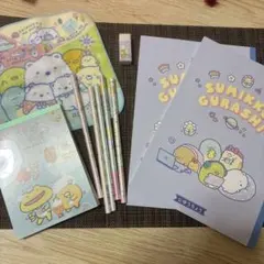 すみっこぐらし　ノート　ハンカチ　鉛筆　消しゴム