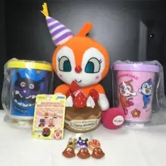 ドキンちゃん　2007 光るバースデーケーキ　ぬいぐるみ　他おまけのサムネイル