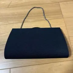 【未使用品】【2way】ブラックフォーマルバッグ　クラッチバッグパーティーバッグ