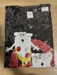 【未使用】オーイシ加藤のピザラジオ Pizza Ghosts 黒Tシャツ XLのサムネイル