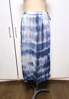 美品 ビームス BEAMS 取り扱い シルク ギャザースカート エスニックのサムネイル