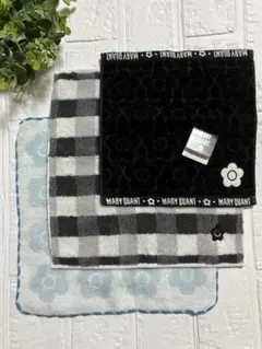 MARY QUANT タオルハンカチ 3枚セット 新品・未使用(タグ無し2枚)