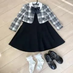 美品 フォーマル　ドレス ワンピース セット　ELLE エル 120