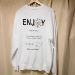 メンズトレーナー　バックプリント　スウェット　⑭