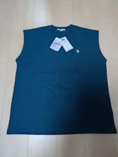 未使用☆U.S. POLO ASSN. ノースリーブ Lサイズ ダークグリーン