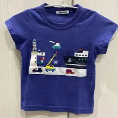 familiar ファミリア Tシャツ 100cm 港の風景