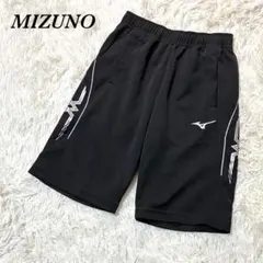 ミズノ ショートパンツ 黒 M スポーツ ランニング トレーニング 部活 ロゴ